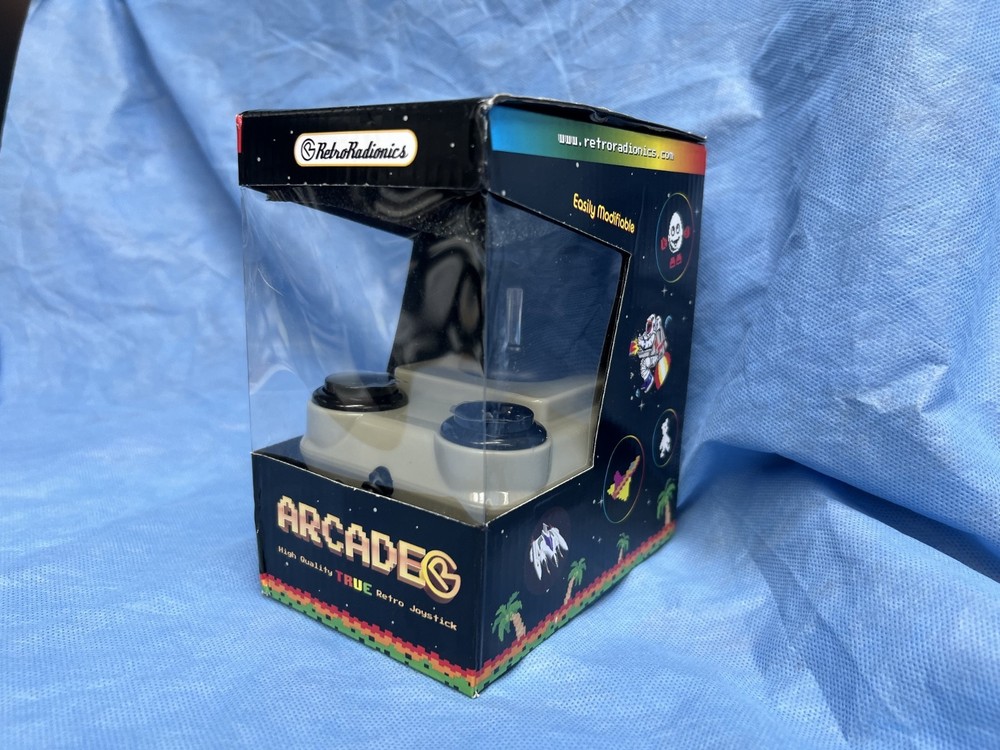 ArcadeR 9-pin (DB9) standard Retro Joystick - Gray