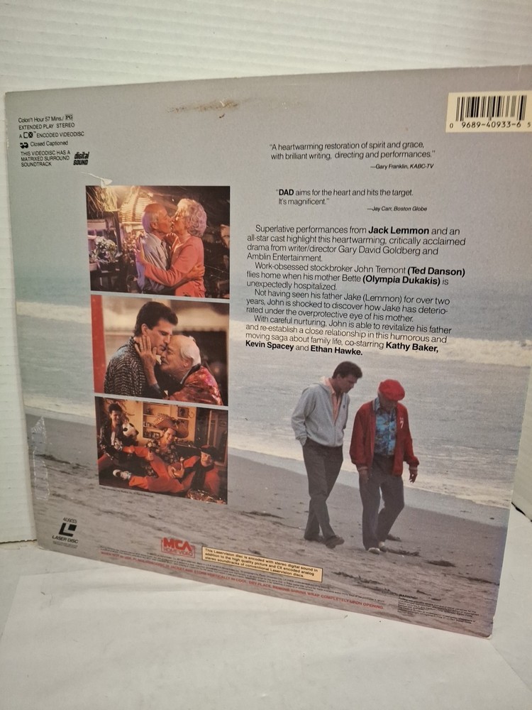 DAD (Laserdisc 1989) Jack Lemmon Ted Danson ,gr