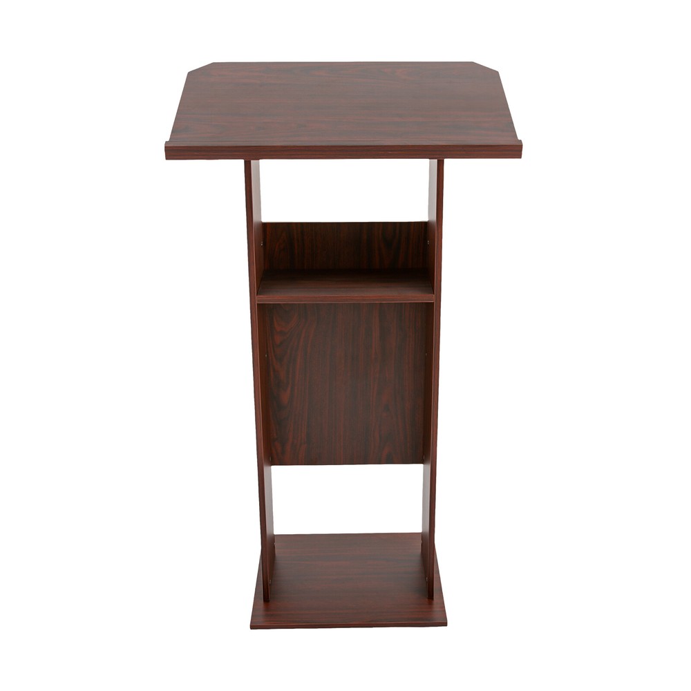 Brown Modern Presentation Standing For Classroom Conference Presentation Stand