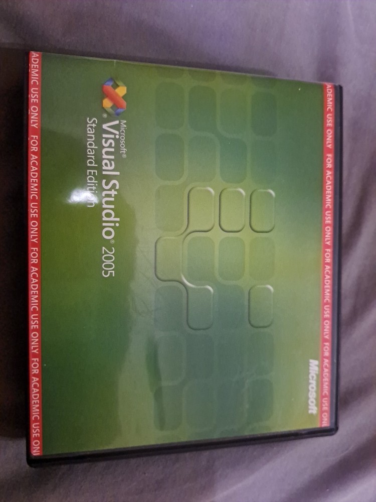 Microsoft Visual Studio 2005 Standard Edition 5 Disc Set w/ Key