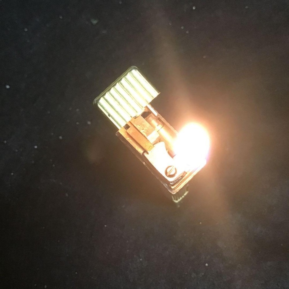Overhauled Dunhill Rollagas lighter Gold without box
