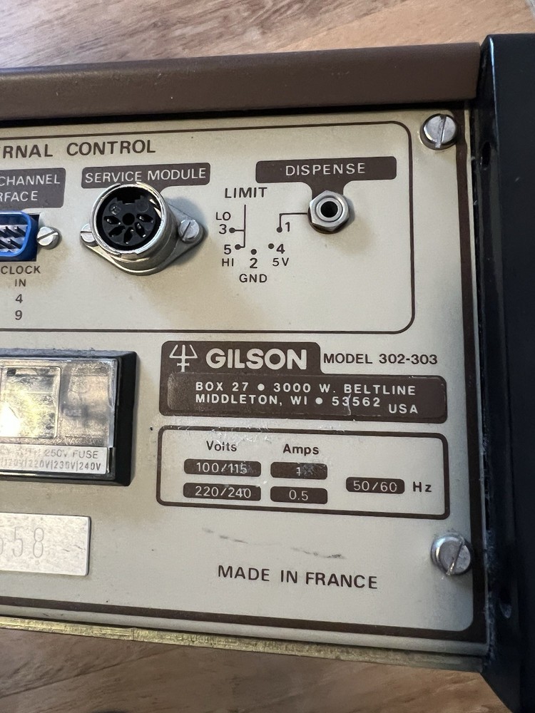 Used Gilson 302/303 Pump