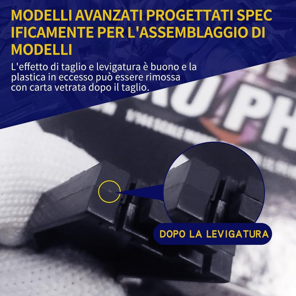 4.7-Inch Model Nipper, with Sharp Thin Blade and Blade Case Plastic Model Tools,