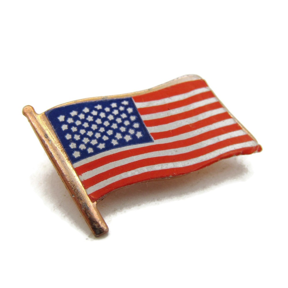 American Flag Pin Interesting Design