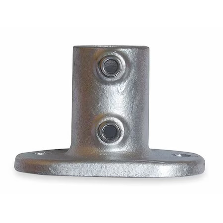 Structural Pipe Fitting, Base Flange, Cast Iron, 1 In Pipe Size, 50000 Lb