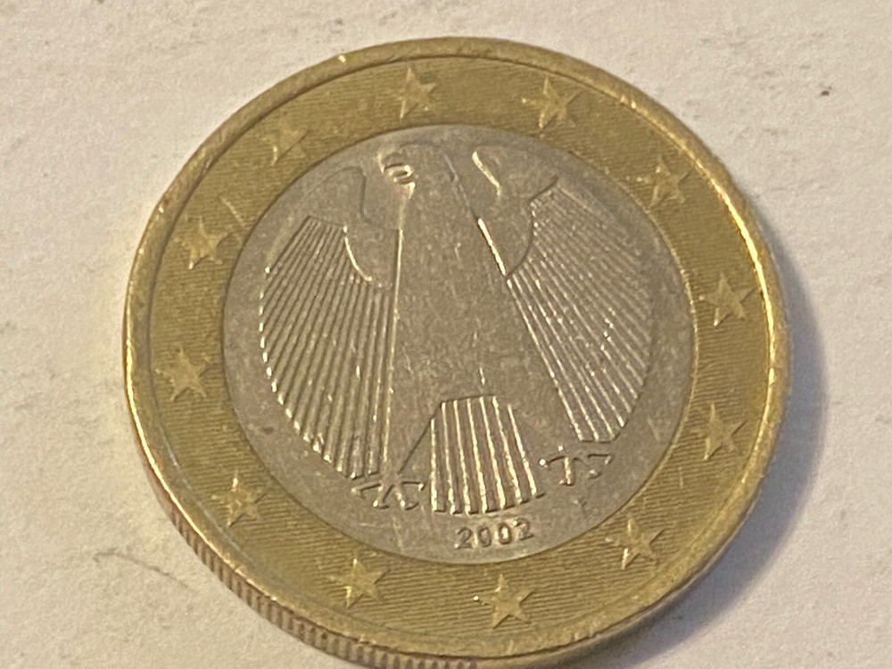 Rare 1 Euro Coins Germany 2002 Errors