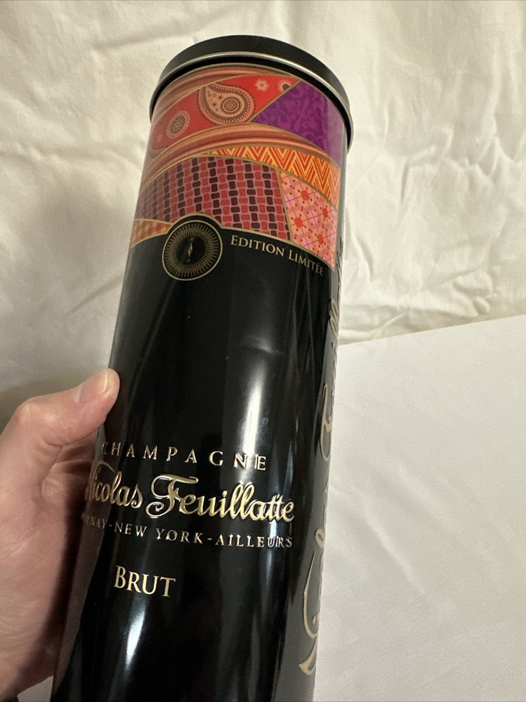 Nicolas Feuillatte Champagne Limited Edition Empty Tin Container