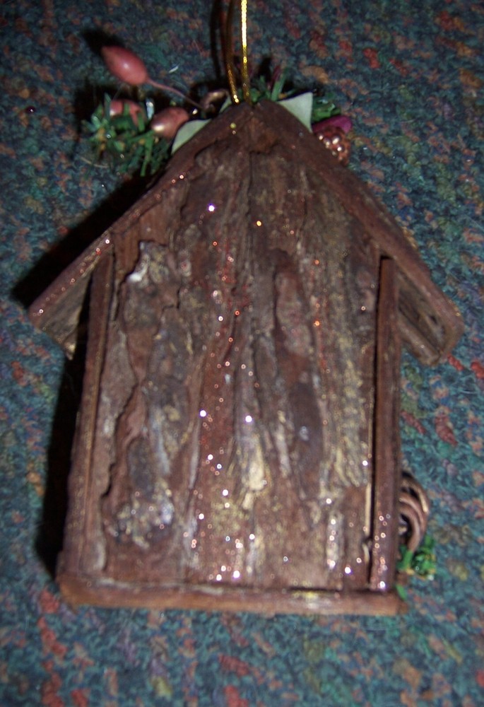 BEAUTIFUL HANDMADE Victorian Designed Birdhouse Ornament