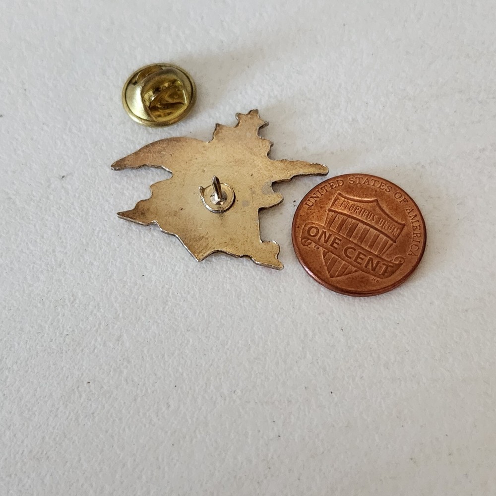 Vintage Enamel Anheiser Busch Eagle Lapel Hat Jacket Pin