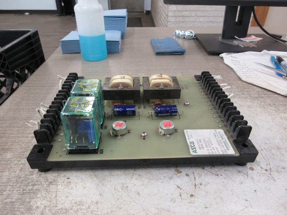 Asco Non-Automatic Control Panel B386210032C 100A 120V 60Hz Used