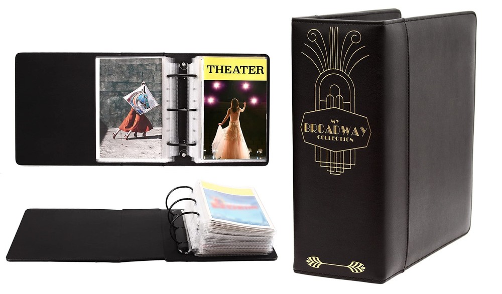 Binder for Holding Broadway Play Program and Theater Programs with 30 Custom ...