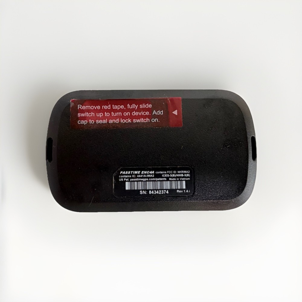 Passtime ENC4A GPS BATTERY OPERATED TRACKING DEVICE