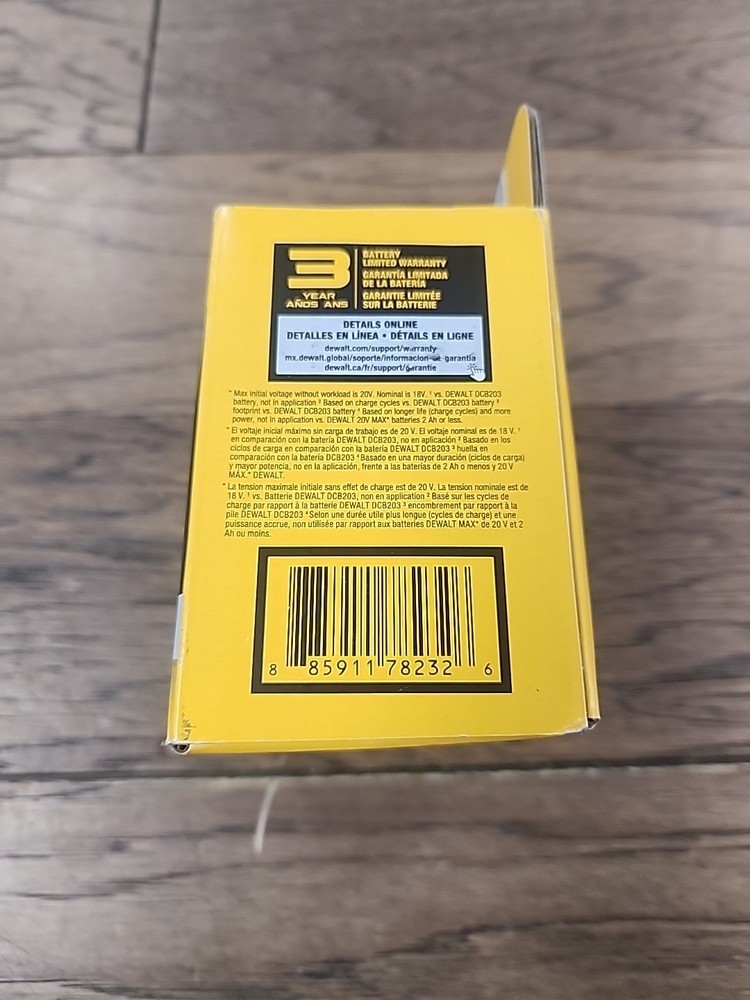 DEWALT DCBP034-2 20V POWERSTACK Compact Li-Ion Battery (Pack of 2)