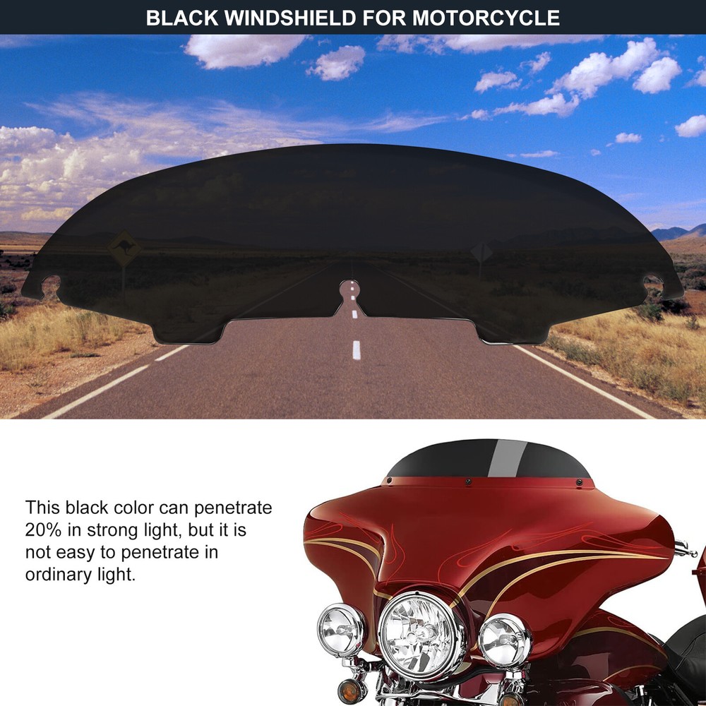 4.5" Windshield Windscreen For Harley Ultra Classic Electra Glide FLHTCU 96-2013