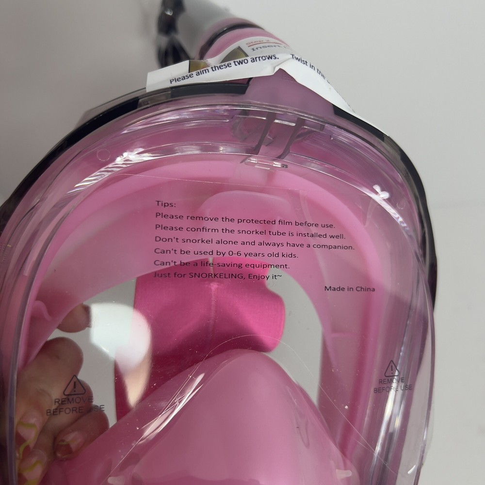 Pink Snorkel Mask