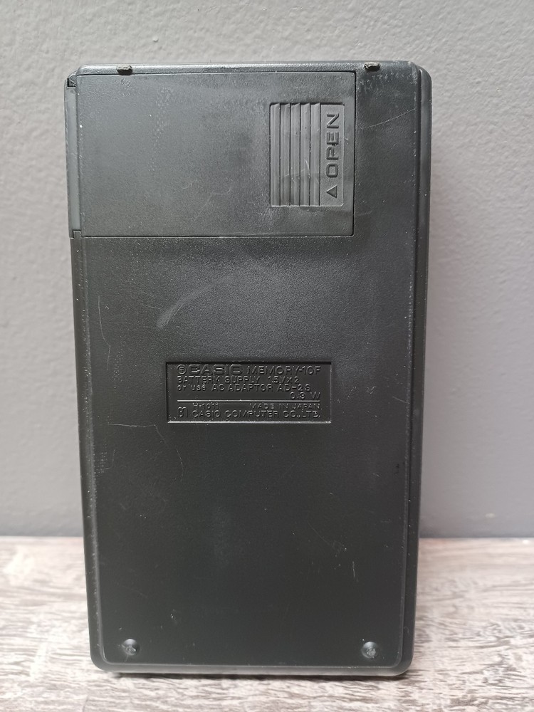 CASIO MEMORY-10F ELECTRONIC CALCULATOR