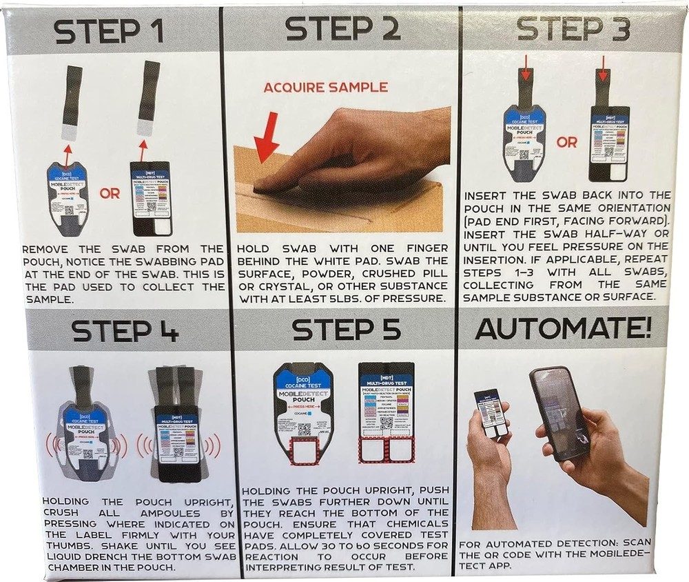 Drug Kit - Reliable Surface Residue Detector