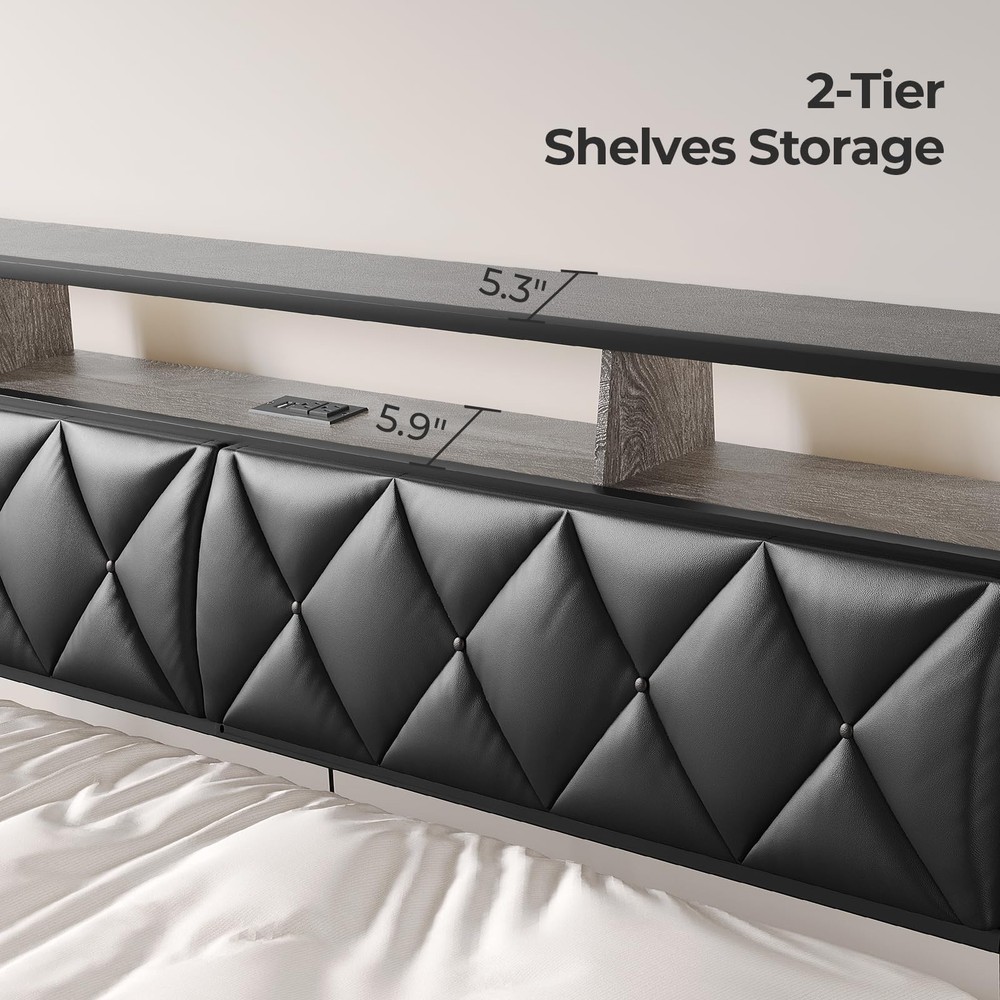 Queen Headboard Only Headboard for Queen Size Bed with Storage Upholstered Hea
