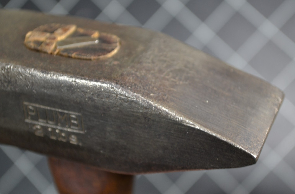 PLUMB - TINNERS' RIVETING HAMMER - 2# - ALL ORIGINAL