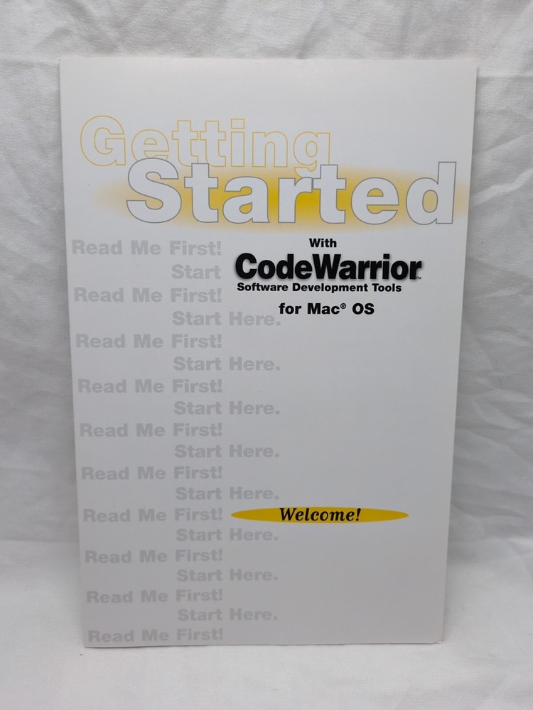 Code Warrior 7.0 For Mac OS And Windows Metroworks Software