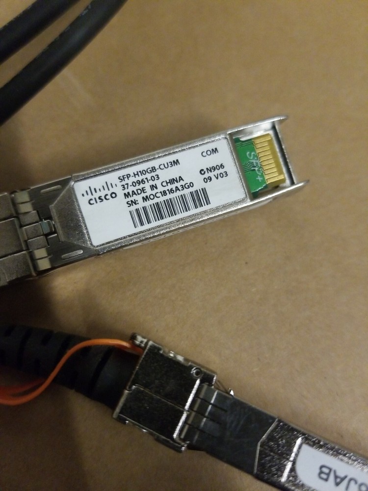 NOS CISCO SFP-H10GB-CU3M