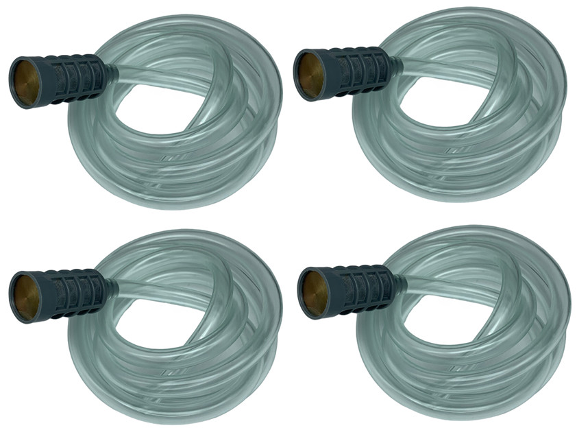 4PK Washer Siphon Chemical Detergent Soap Injector 48" Hose Filter Check Valve