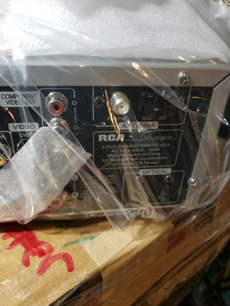 RCA 3 DVD Changer/Receiver HTS-3000 Bundle