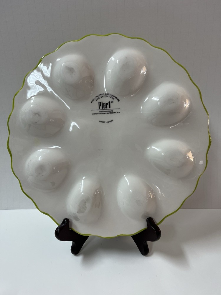 Easter Deviled Egg Platter by Pier 1 Imports 11”