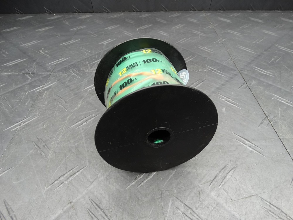 Southwire 100 ft. 12 Gauge Green Solid Copper THHN Wire