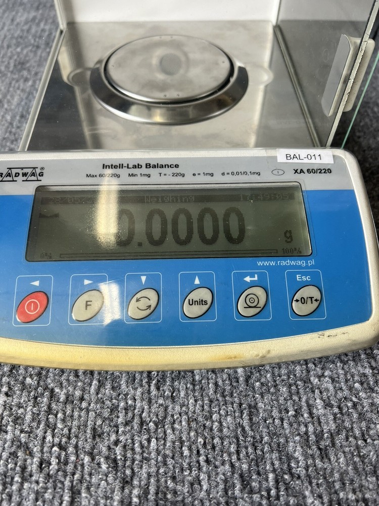 Radwag Scale XA 60/220 Analytical Balance Weighing Module