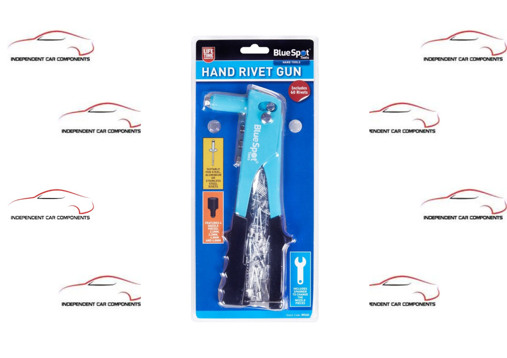 09101 - BLUE SPOT TOOLS HAND RIVET GUN WITH RIVETS