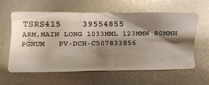 Unbranded TSRS415 Robotic Main Long Arm