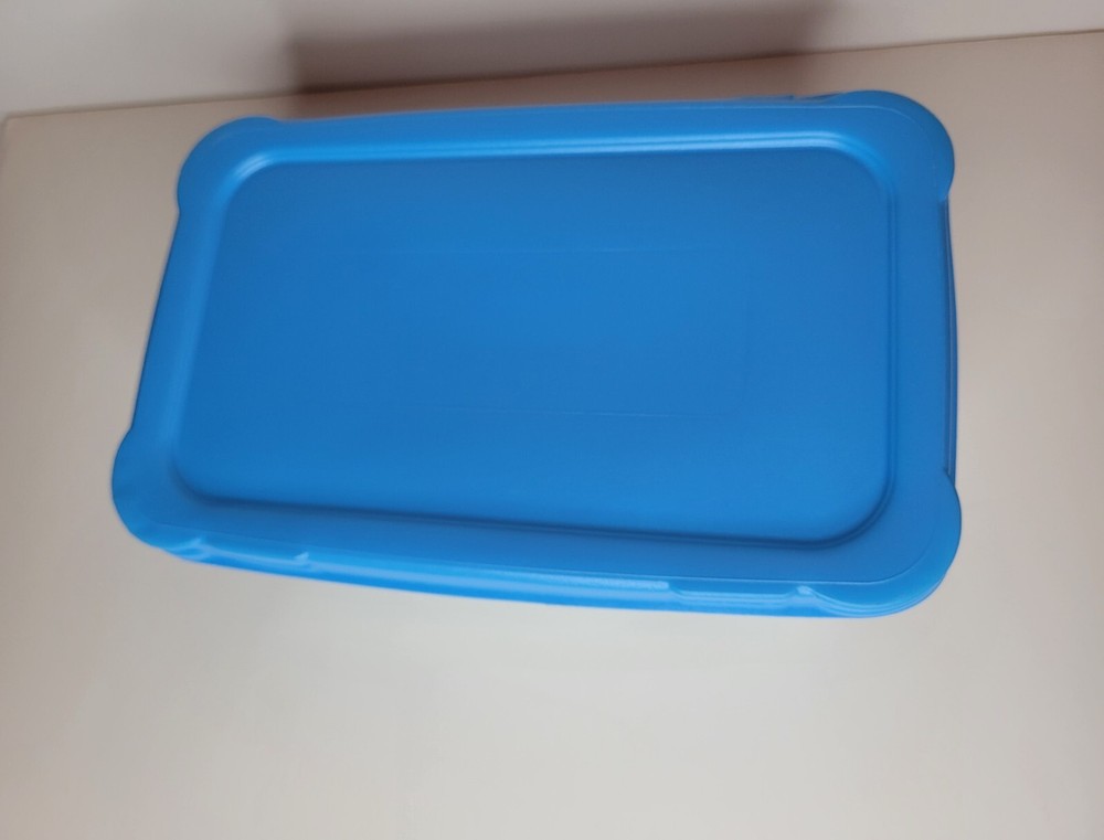 Baby Wipes Container Kroger Vintage EMPTY Blue and white