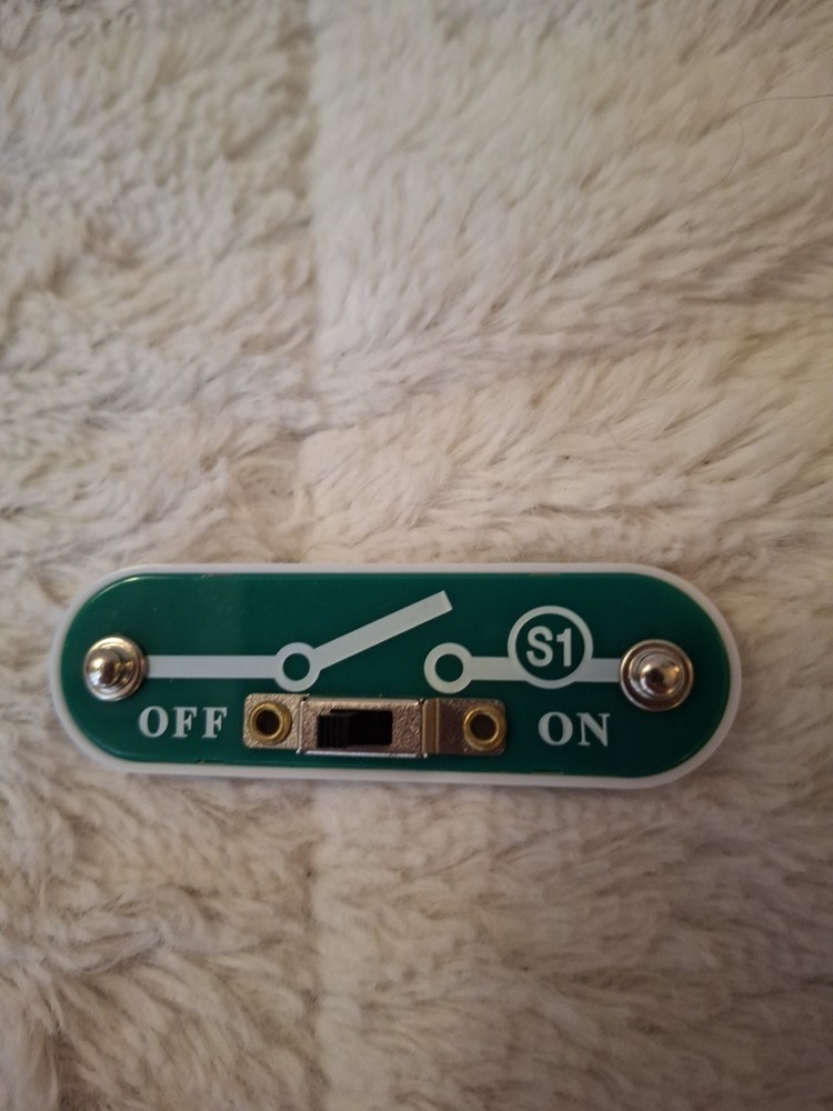 Snap Circuits Elenco S1 Slide Switch S2 Press Switch