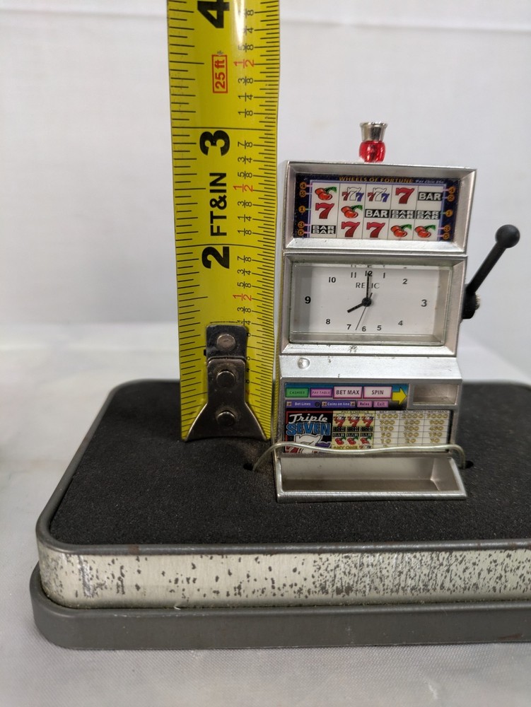 Relic Slot Machine Clock