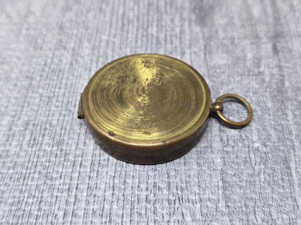 Vintage German Brass Pocket Compass WWII