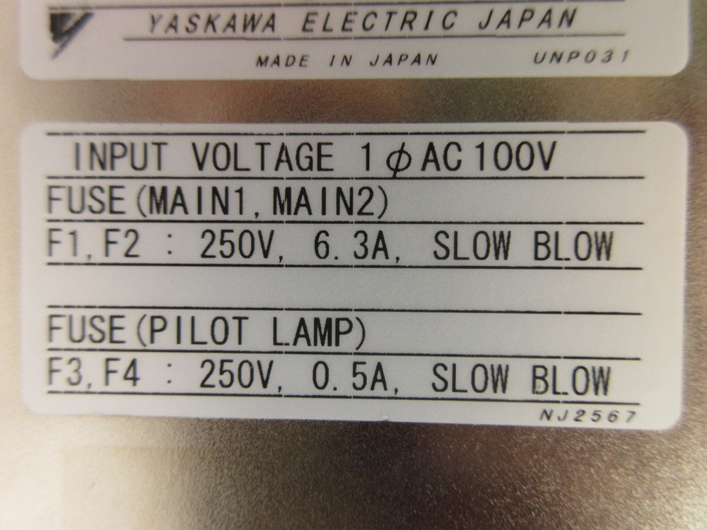 Yaskawa Electric ERCR-SS23-A005 Robot Controller Working Surplus