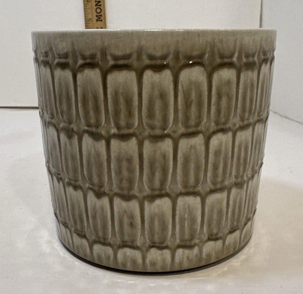 Vintage Scheurich Patterned Pottery Planter Germany 878-12