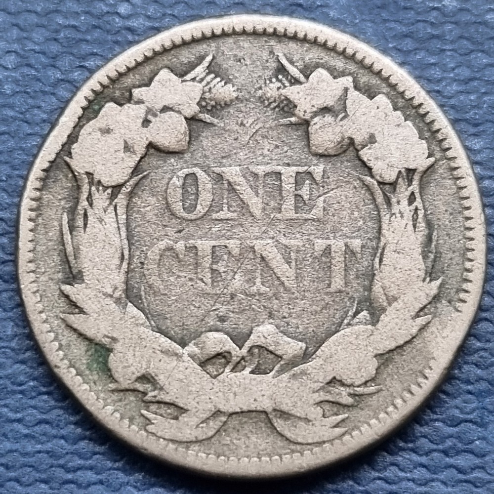 1857 Flying Eagle Cent 1c Circulated #81707