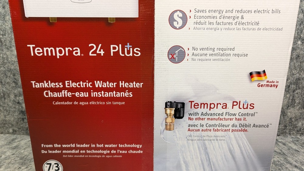 Stiebel Eltron Tankless Water Heater – Tempra 24 Plus – Electric, 24kW