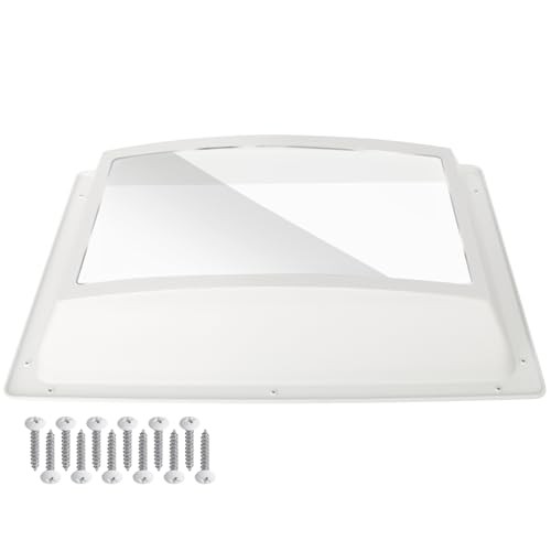 RV Skylight Replacement Bundle,18" x 26" Skylight Outer Dome Fit 14" x Clear