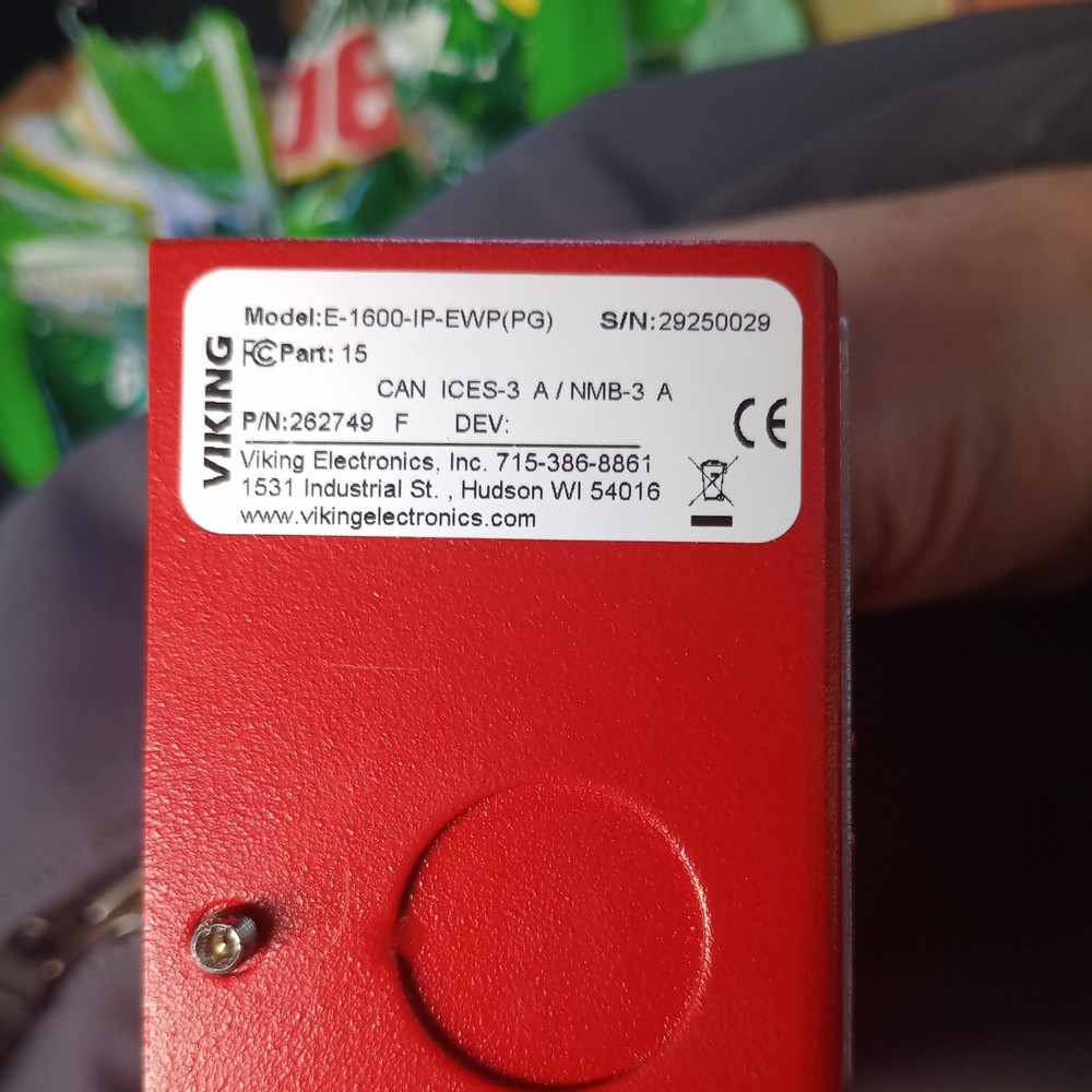 Viking Electronics E-1600-IP Intercom Sub Station (e1600ip)