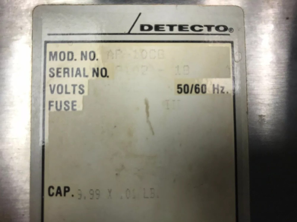 Detecto AP-10cg Scale Bunn Coffee Machine