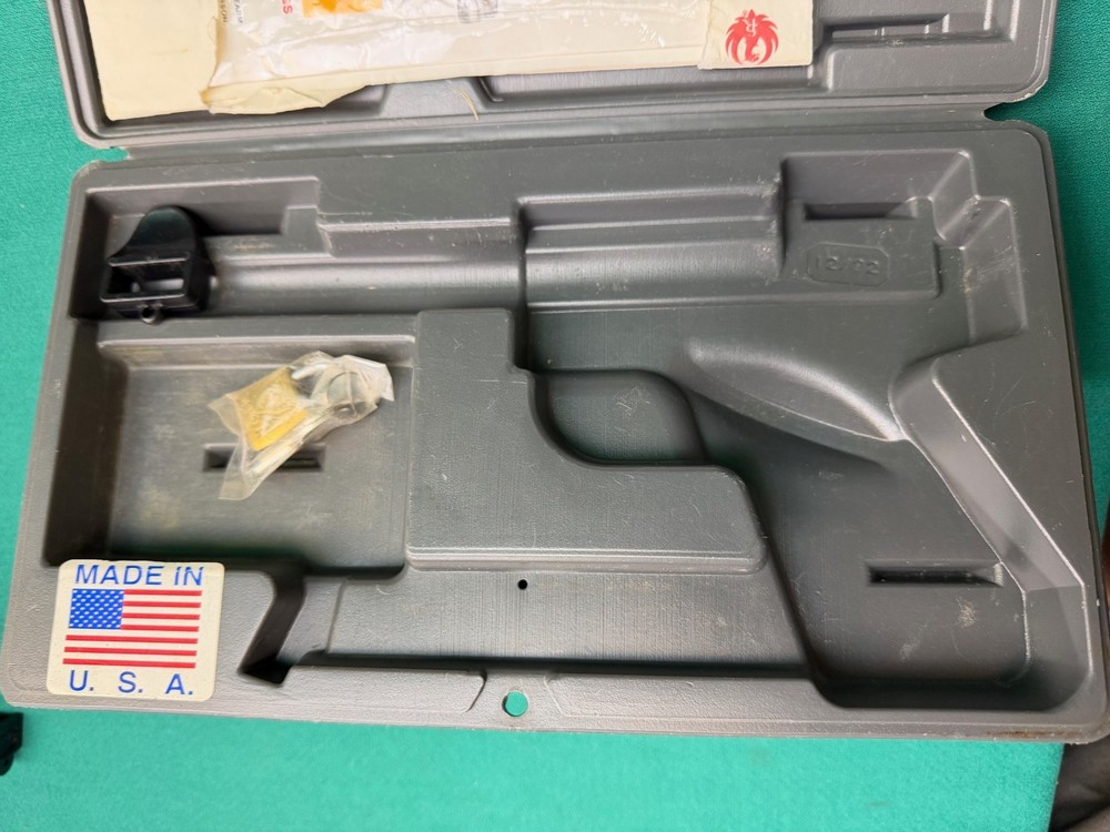 Ruger Mark II Gray Plastic Box W/ Manual, Mag-Loading tool, & Ruger Padlock