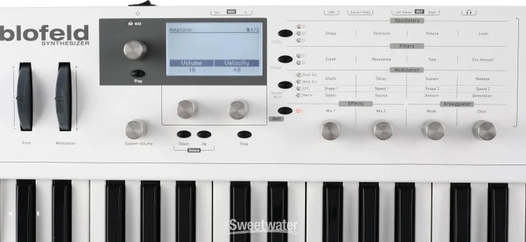Waldorf Blofeld Keyboard Synthesizer - White