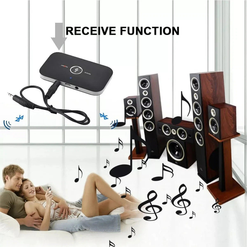 Bluetooth Transmitter & Receiver Wireless Adapter for Home Stereos/Speake