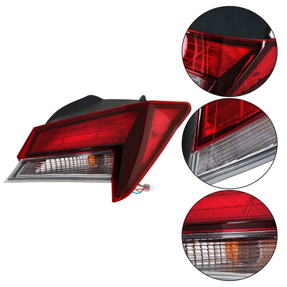 Passenger Right Side Outer Tail Light For 2021-2023 Hyundai Elantra Halogen Lamp