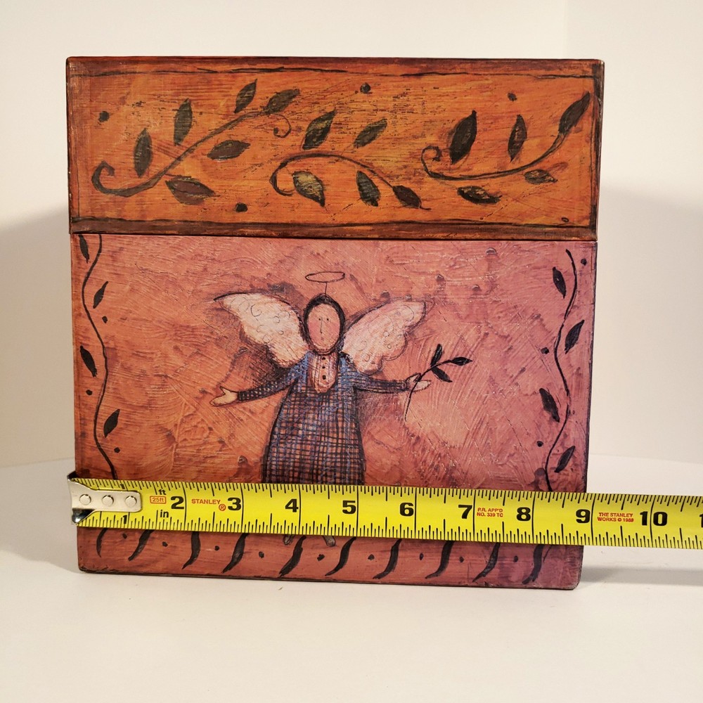 Bob’s Boxes Primitive Folk Angels by R A Lang Nesting Stackable Decor Storage