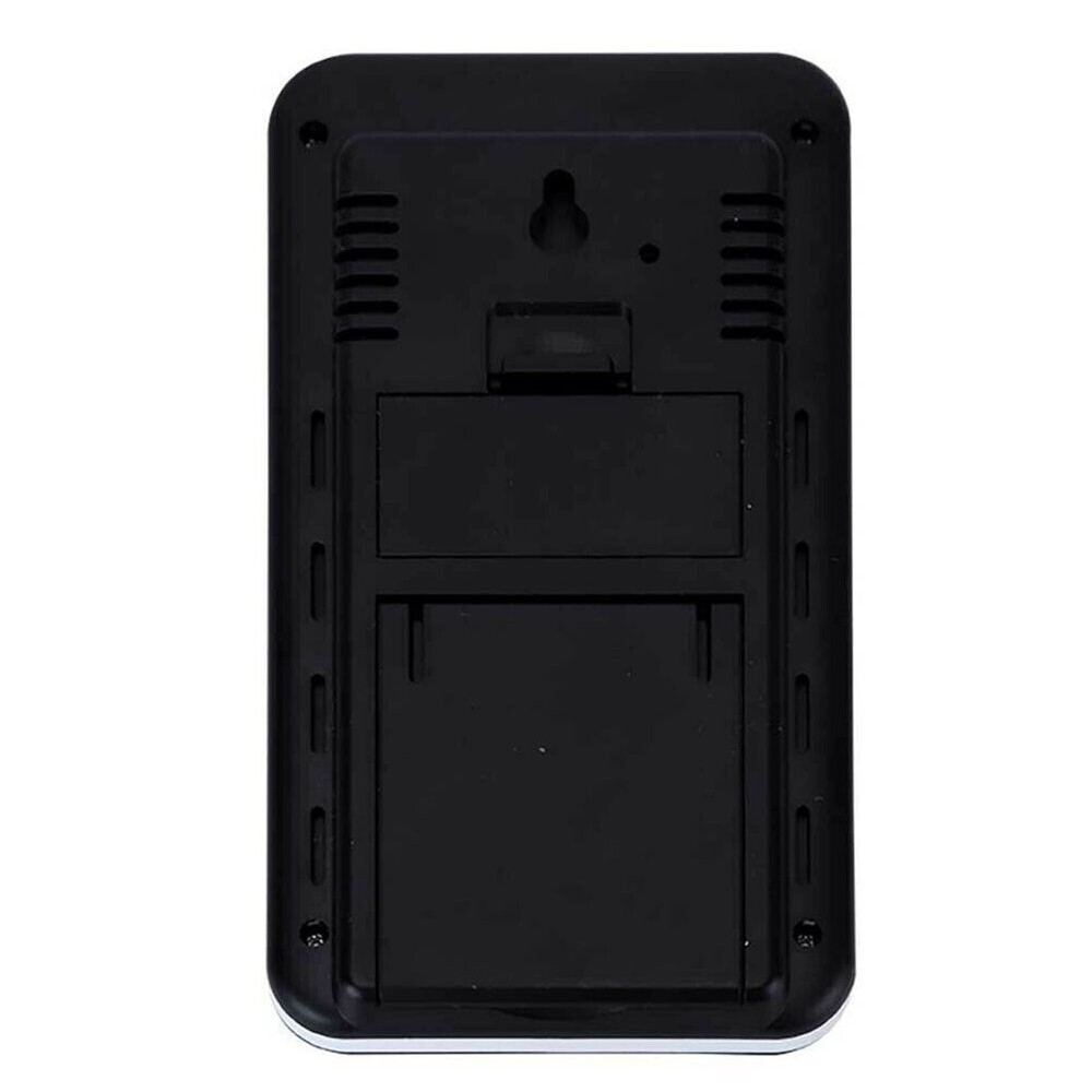 Digital Thermometer Clock Indoor/OutdoorTemperature Wireless Transmitter Meter