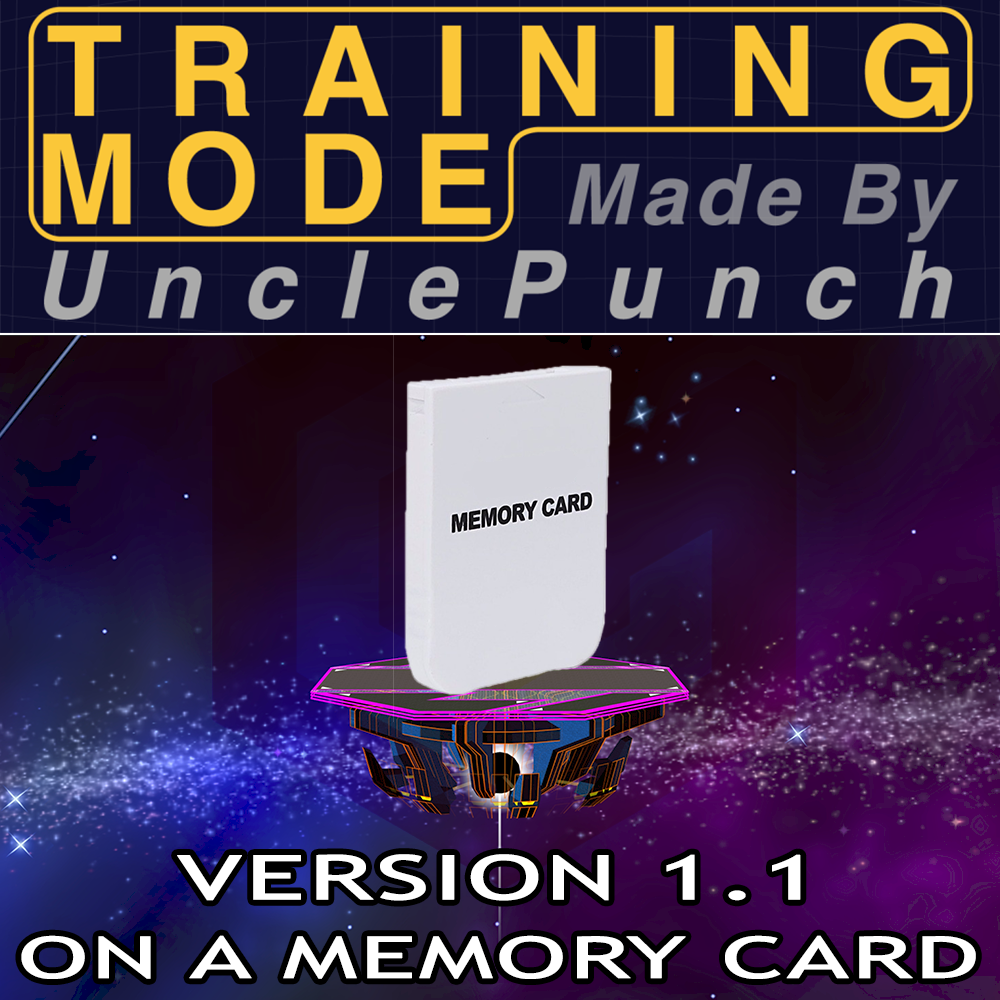 Super Smash Bros Melee UnclePunch Training Mode Memory Card v1.1